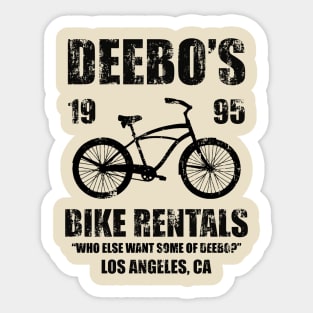 1995 Deebo's Bike Rentals // Vintage Style Design Sticker